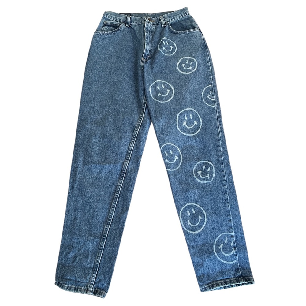 VTG Gitano Smiley Face Mom Jeans